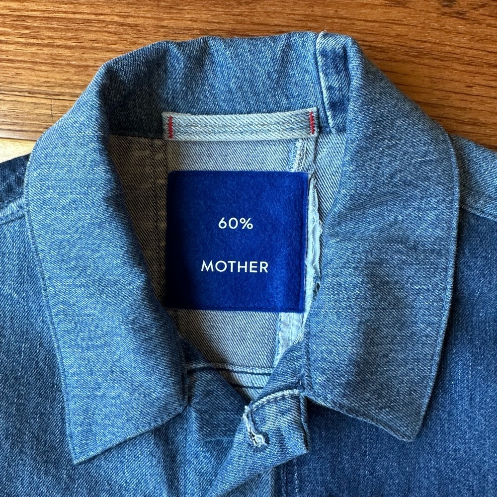 MOTHER Classic Blue Denim Jacket - Picture 3 of 7